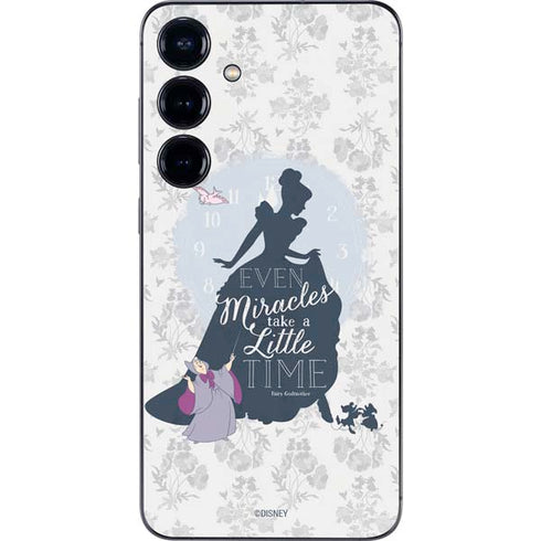 Disney Cinderella Miracles Take Time Silhouette Galaxy S25 Skin